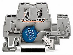 ZŁĄCZKI Z WARYSTOREM 24 VDC, SZARY - 870-523/281-582 - WAGO