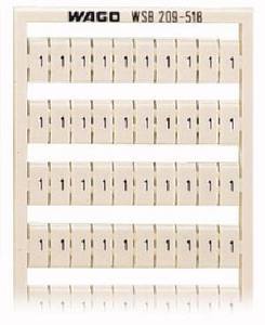 RAMKA Z OZNACZNIKAMI 50 X 1/2. - 209-518 - WAGO
