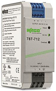 ZASILACZ ECO 24V DC 2,5A IMPULSOWANY PO STRONIE PIERWOTNEJ EPSITRON . - 787-712 - WAGO
