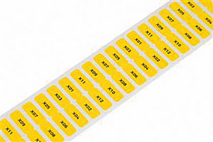 ETYKIETY POLIESTROWE BEZ NADRUKU 8 X 20 MM, BIAŁY.  - 210-807 - WAGO
