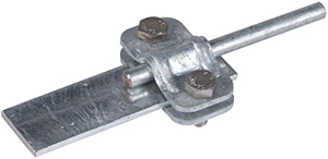 ZACISK PROBIERCZY BEZ PRZEKŁADKI DRUT 8-10/PŁASK. 30 MM ST/TZN. - 459030 - DEHN