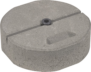 PODSTAWA BETONOWA Z ADAPTEREM GWINTU M16, B55 17 KG, FI 337 MM. - 102002 - DEHN