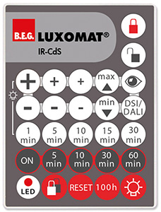 Pilot sterowania LUXOMAT IR-CdS podczerwień - 92577 - BEG GmbH