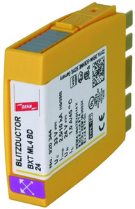 MODUŁ DO OGRANICZNIKA PRZEPIĘĆ BLITZDUCTOR XT, DO PROFIBUS-PA, K-BUS, OCHRONA 2 PAR. - 920344 - DEHN