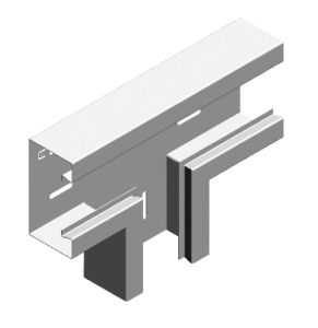 Trójnik kanału naściennego TSKS130H68 1,00 mm - 960513 - BAKS