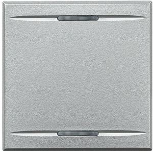 KLAWISZ 2 FUNKCJI 2 MODUŁY ALUMINIUM AXOLUTE MYHOME - HC4911/2 - LEGRAND