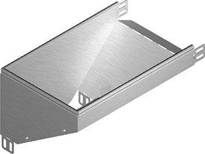Kolanko redukcyjne prawe KRPBJ150H50 1,00 mm - 154803 - BAKS