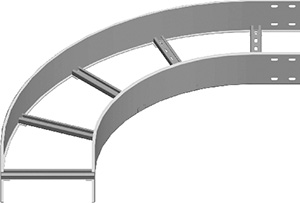 Łuk 90&deg; LDSC200H100 2,00 mm - 410922 - BAKS