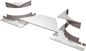 ODGAŁĘZIENIE POZIOME 100 X 400. - 637972 - LEGRAND