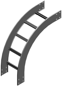Łuk zewnętrzny 90&deg; LZDSM300H110 2,5 mm - 412933 - BAKS