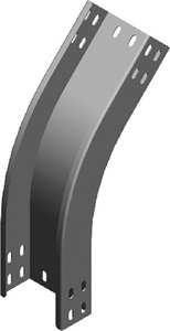Łuk zewnętrzny 45&deg; LZZMP400H50 1,50 mm - 351640 - BAKS