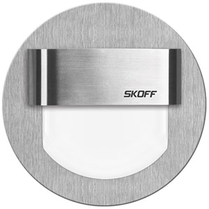 OPRAWKA ŚCIENNA SCHODOWA LED IP20 0.8W 10V DC 6500K RUEDA LED LIGHT - ML-RUE-K-W-1-PL-00-01 - SKOFF