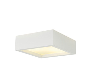 Ceiling light, GL 104 E27, kwadratowa, gipsowa, max. 2x25W - 148002 - SLV SPOTLINE