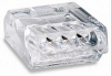 ZŁĄCZKA INSTALACYJNA 4 X 2,5 MM TRANSPARENTNA - 273-254 - WAGO