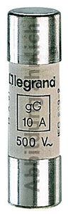 WKŁADKA BEZPIECZNIKOWA CYLINDRYCZNA 6A 14 X 51 CHARAKTERYSTYKA GL HPC - 014506 - LEGRAND