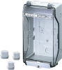 Obudowa pusta KG przezroczysta IP 65 przy zas. dł EDK/AKM 136x253x115 KG 9001 - 3300139 - HENSEL
