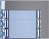 PLAKIETKA MODUŁU Z 2X4 PRZYCISKAMI - 2X3 PRZYCISKI - STALOWOSZARA SFERA - 352163 - LEGRAND