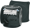 KF 0404 B Puszka do inst. zewn., czarna, IP 66/67, 104x104x70, z zac. 5-bieg., 4 mm2, Cu` - 62000050 - HENSEL