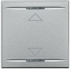 KLAWISZ ''GÓRA-DÓŁ'' 2 MODUŁY ALUMINIUM AXOLUTE MYHOME - HC4911/2AH - LEGRAND