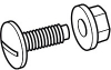 ŚRUBA I NAKRĘTKA M8 X 20 STAL. - 637987 - LEGRAND