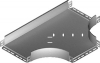 Trójnik korytka TKPP/TKPOP100H60 1,50 mm - 163614 - BAKS