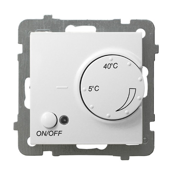 REGULATOR TEMPERATURY BIAŁY AS - RTP-1G/m/00 - OSPEL