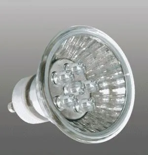 ŹRÓDŁO LED GU-10D 21 LED ŻÓŁTY - ZL-G10D21-50 - ELUM