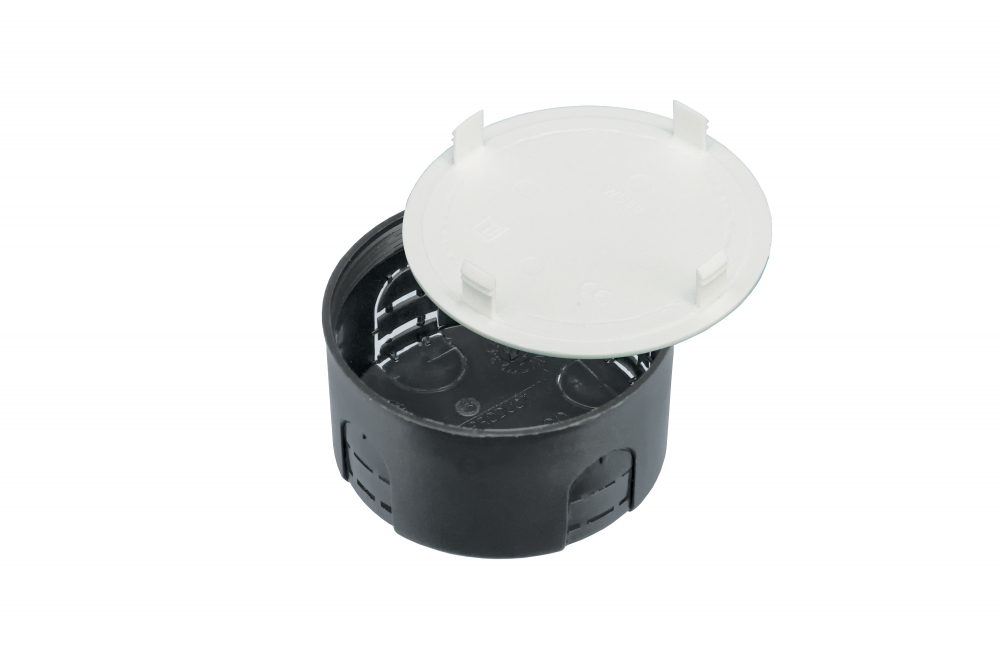PUSZKA INSTALCYJNA P/T CZARNA PO 80 - A.0004 - PAWBOL