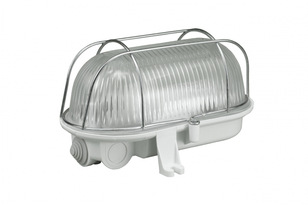 OPRAWA KANAŁOWA Z SIATKĄ METALOWĄ OWALNA 100W IP44. - D.3152 - PAWBOL
