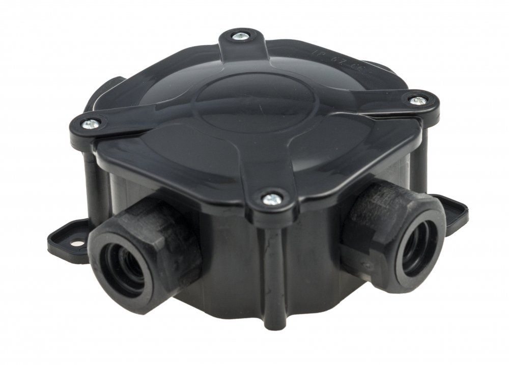 PUSZKA INSTALCYJNA N/T PH PG16, IP 67 (5X4MM2) CZARNA OPAK.50SZT - A.0035C - PAWBOL