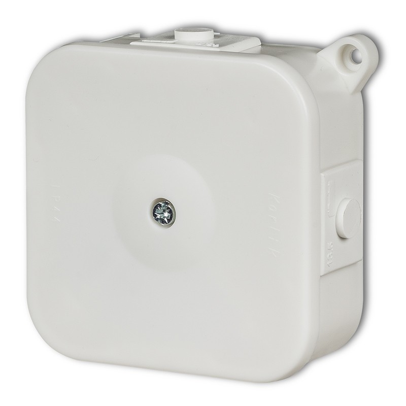 Puszka instalacyjna hermetyczna ze złączkami 80x80mm - PHS-1 - KARLIK