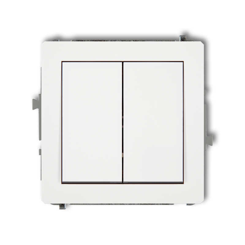 DECO Mechanizm łącznika świecznikowego biały mat - 25DWP-2 - KARLIK