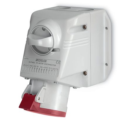 ZESTAW INSTALACYJNY 16A PRZEŁĄCZNIK 0-1 3P+N+PE - 513.1657TS - SCAME