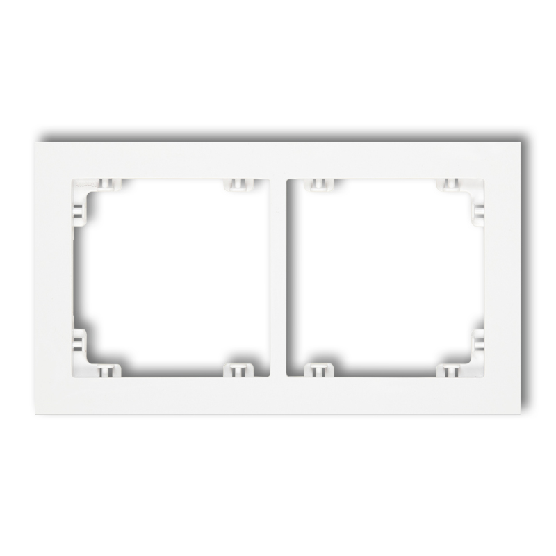 DECO Ramka podwójna biały mat 25DR-2 - 25DR-2 - KARLIK