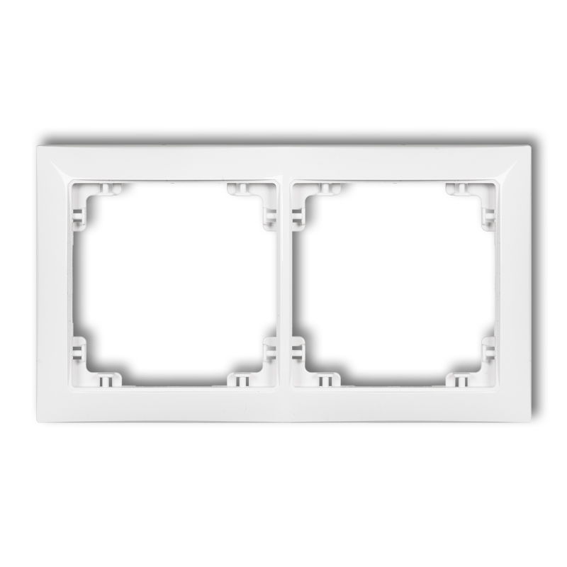 DECO Ramka podwójna Deco SOFT - 25DRSO-2 - KARLIK