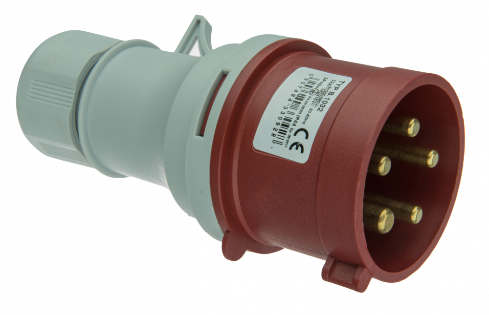 wtyczka siłowa 32A 5p - B.1032 - PAWBOL