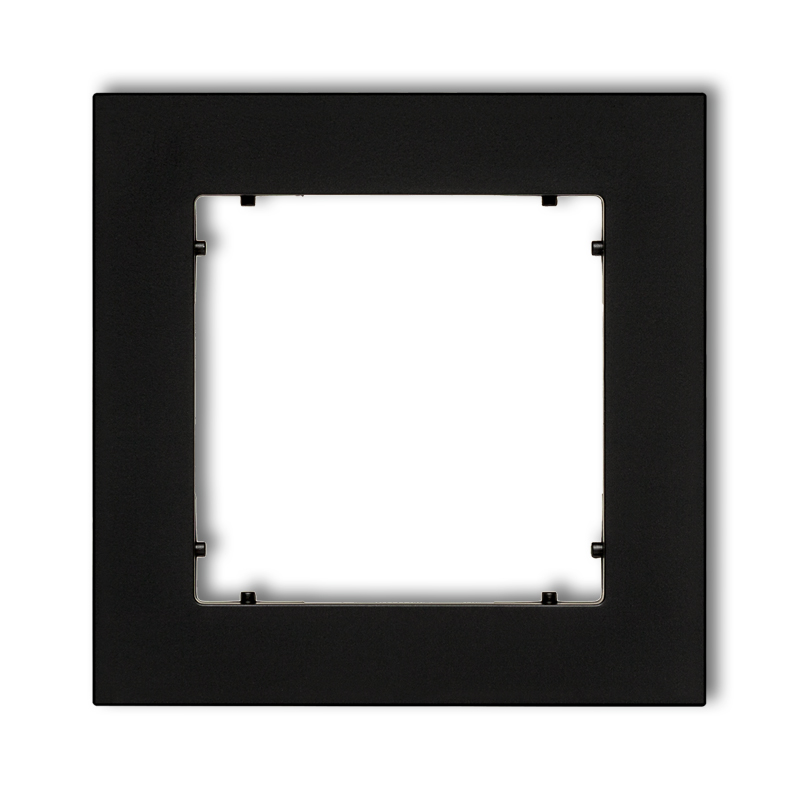 RAMKA POJEDYNCZA CZARNY MAT MINI - 12MR-1 - KARLIK
