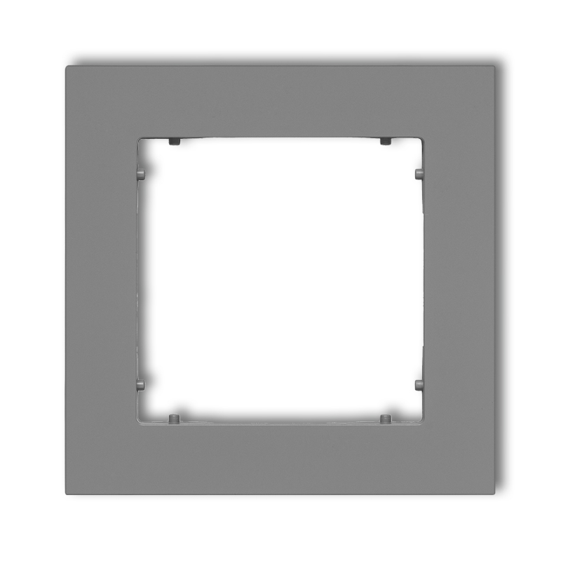 MINI Ramka pojedyncza szary mat 27MR-1 - 27MR-1 - KARLIK