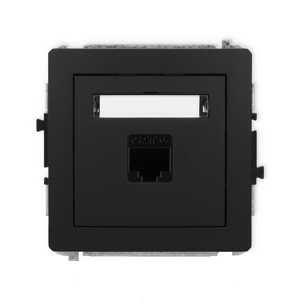 DECO METALIC GNIAZDO KOMP.1XRJ45 8-STYK 12DGK-3 - 12DGK-3 - KARLIK
