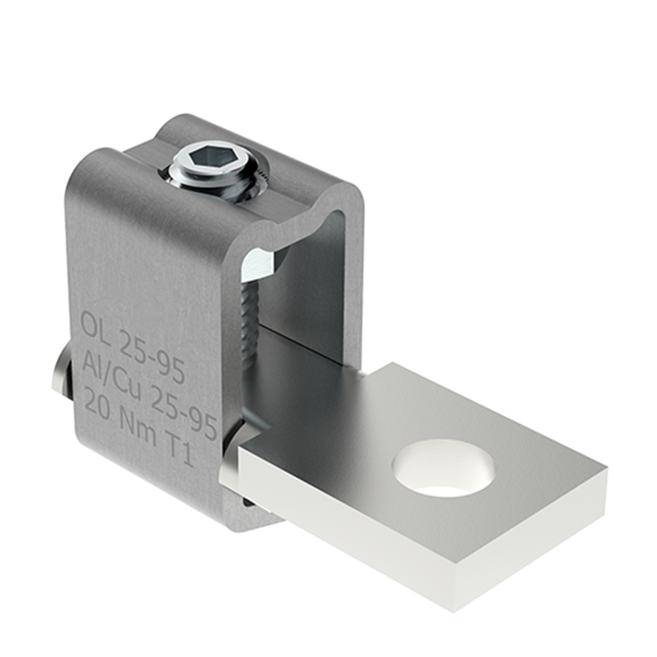 OL95 Zacisk aparatowy o podwyższonej wytrzymałości Al/Cu 1x25-95mm2 - MAJ1095E10 - MOREK