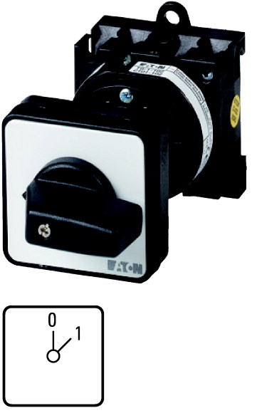T0-1-15401/Z ŁĄCZNIK STEROWNICZY (ZAŁ/WYŁ), WIELKOŚĆ T0 DO 20 A - 048346 - EATON