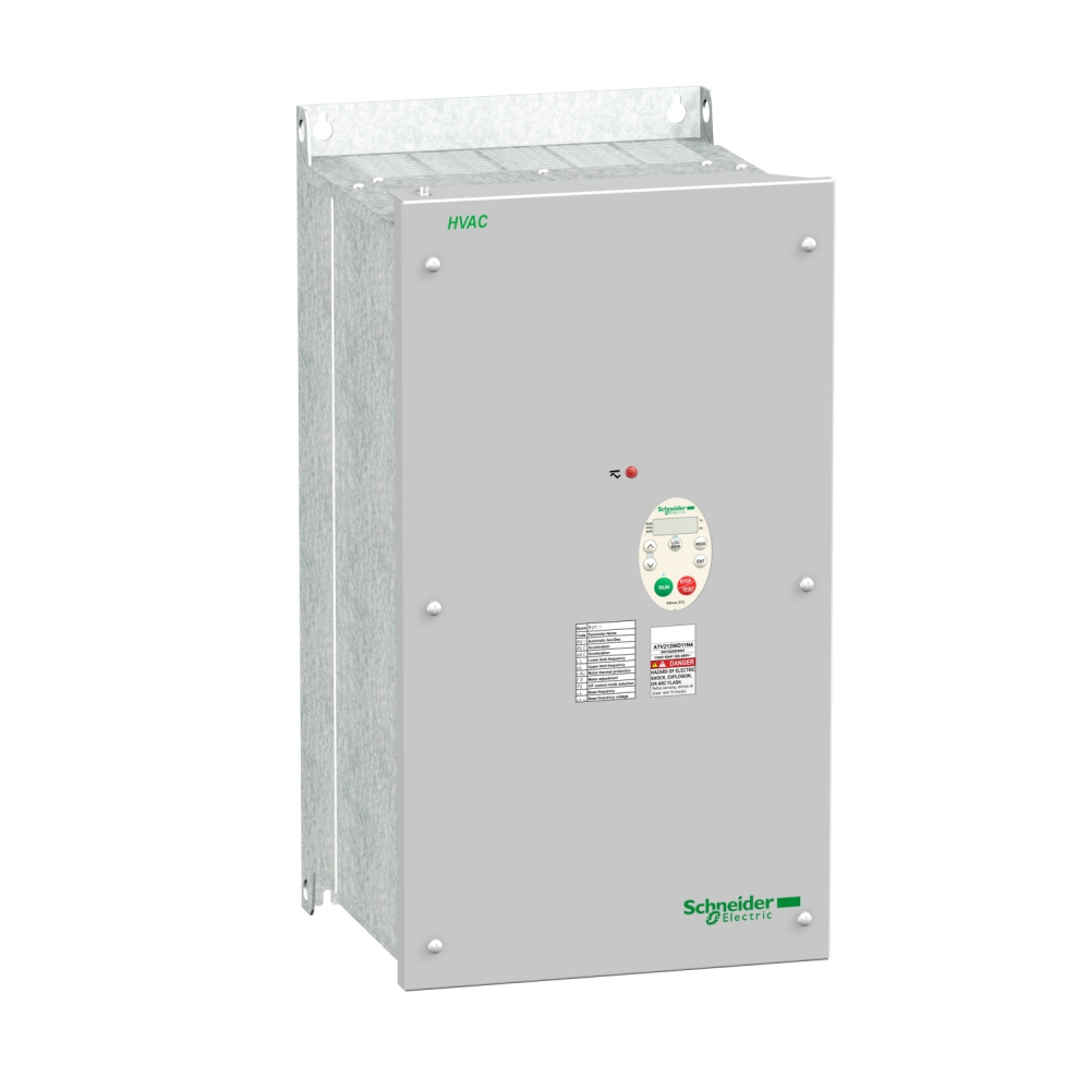 Przemiennik częstotliwości ATV212 3 fazowe 380/480VAC 50/60Hz 15kW 30.5A IP55 - ATV212WD15N4C - SCHNEIDER ELECTRIC