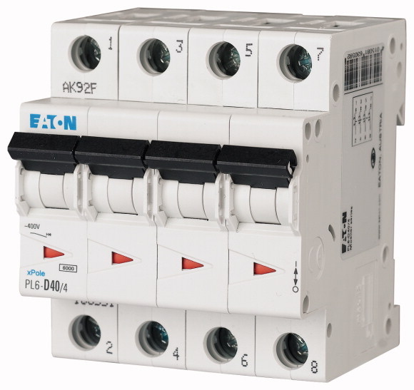 WYŁĄCZNIK NADPRĄDOWY 4-POLOWY - 166506 - EATON