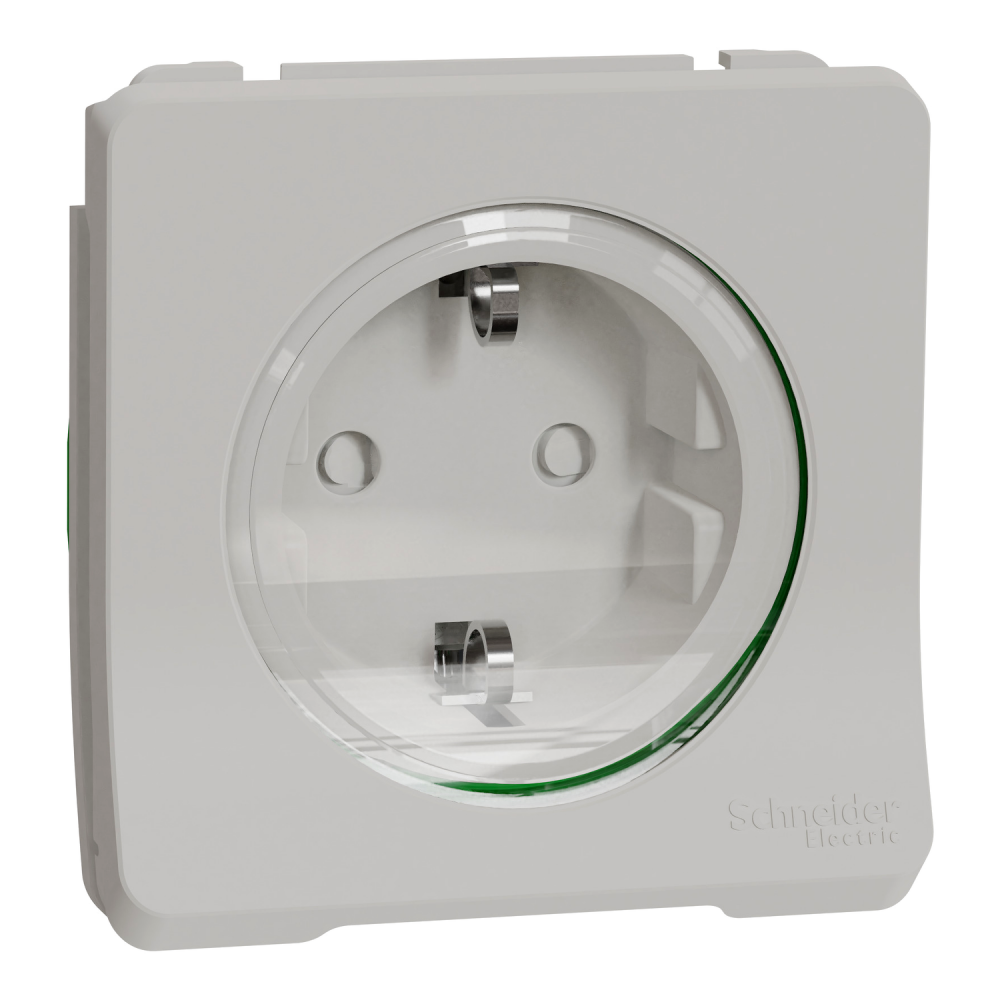 Mureva, mechanizm gniazda schuko, zaciski śrubowe, biały - MUR39135 - SCHNEIDER ELECTRIC