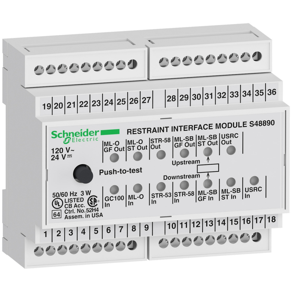 MODUŁ SELEKTYWNOŚCI STREFOWEJ (RIM) 120V - LV848892SP - SCHNEIDER ELECTRIC