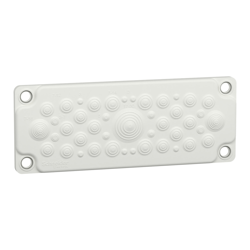 Rozdzielnice PrismaSet, płyty dławicowe z nacięciami 35 otworów 16-30-47mm - LVS08896 - SCHNEIDER ELECTRIC