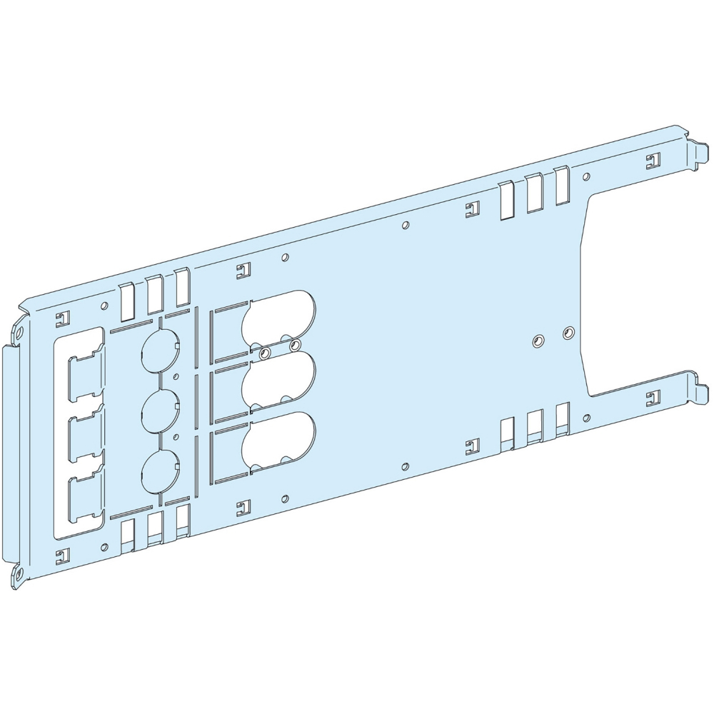 Rozdzielnice PrismaSet, płyta montażowa Prisma P do mocowanego poziomo aparatu NSX630 3P - LVS03453 - SCHNEIDER ELECTRIC