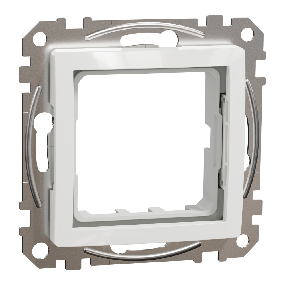 Adapter modułów 45x45mm (bez pazurów montażowych), Sedna Design, biały - SDD111907 - SCHNEIDER ELECTRIC