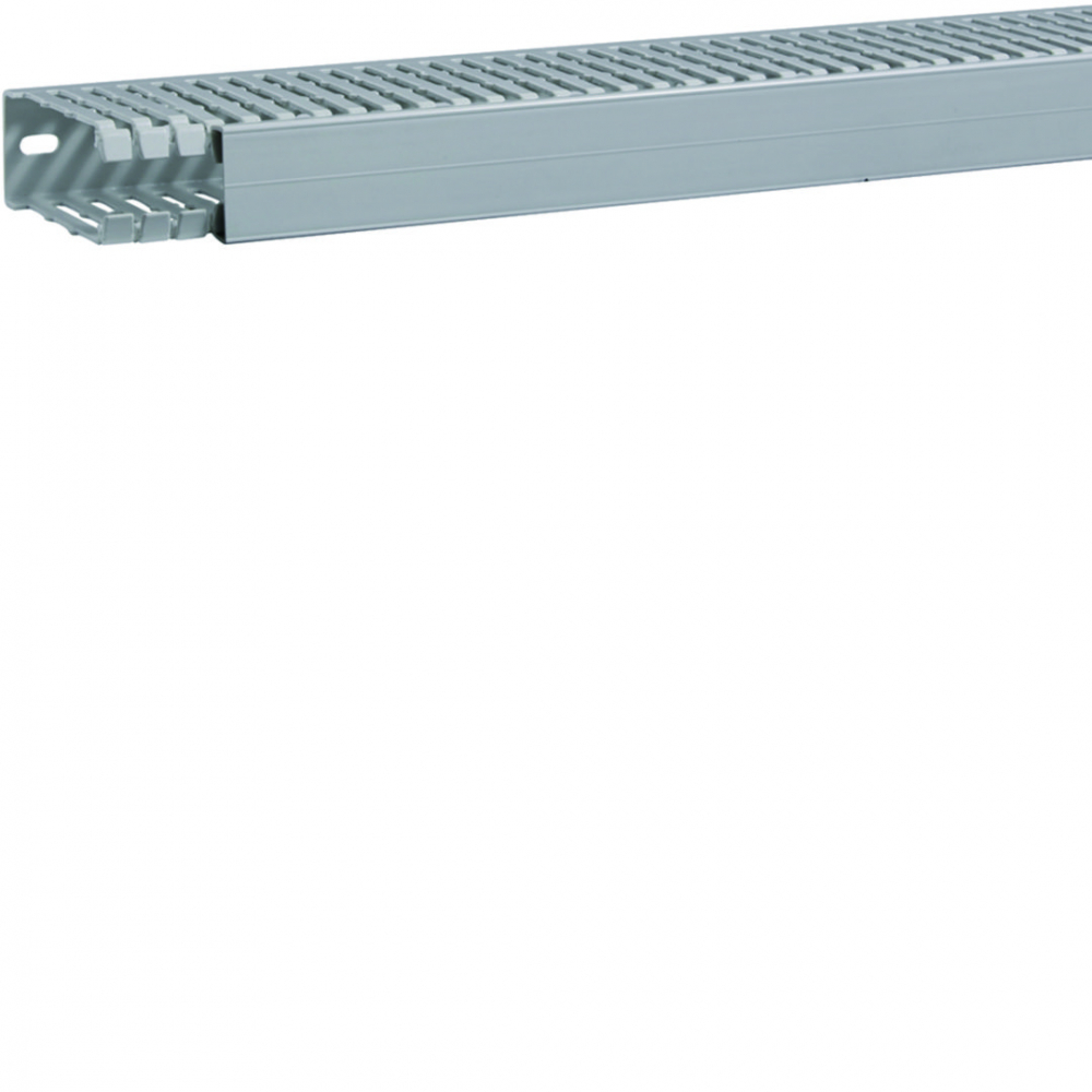 KANAŁ GRZEBIENIOWY BEZHALOGENOWY 100X40 jasnoszary wys=100mm szer=40mm (opak=20M) - HA7100040 - HAGER