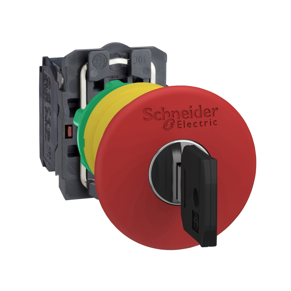 Harmony XB5 Przycisk stop awaryjny O40 czerwony plastikowy - XB5AS9445 - SCHNEIDER ELECTRIC